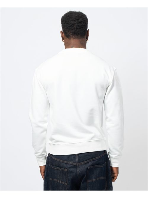 Gazzarrini men's sweatshirt with chest pocket GAZZARRINI | FE107GOFF WHITE